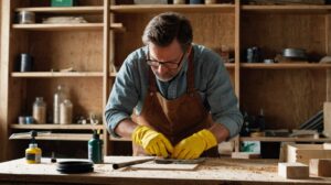 DIY Fireplace Mantel